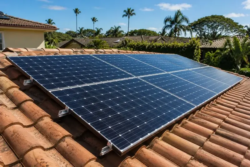 Installation de panneaux solaires à Campôme